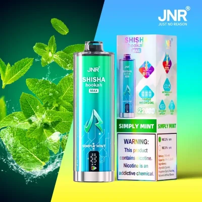 JNR Shisha Max 22K Simply Mint | 22000 Puffs Disposable Vape